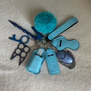 💙Baby Blue Safety Keychain Set💙